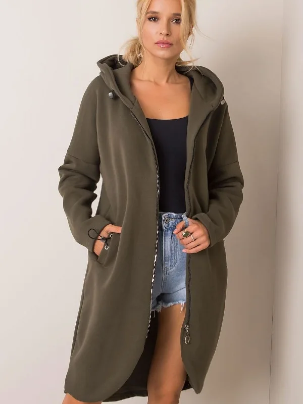 Sweatshirt Rue Paris Hoodie with Oversized Fit Loose Comfortable