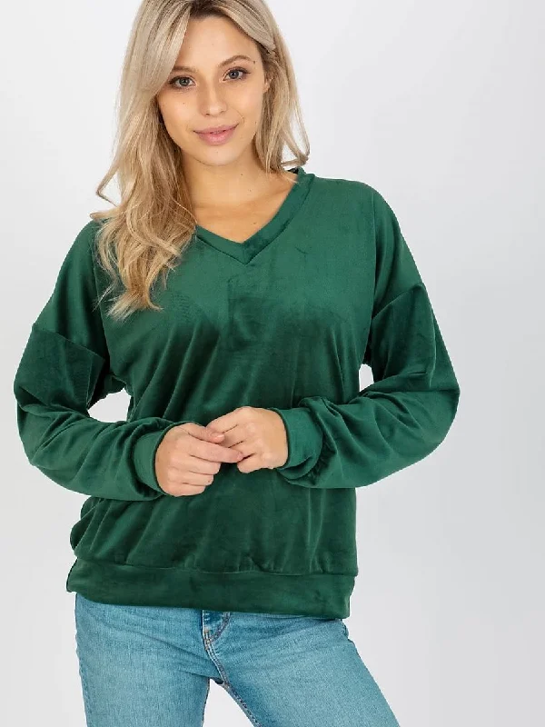 Sweatshirt Rue Paris Hoodie with Typography Text Message