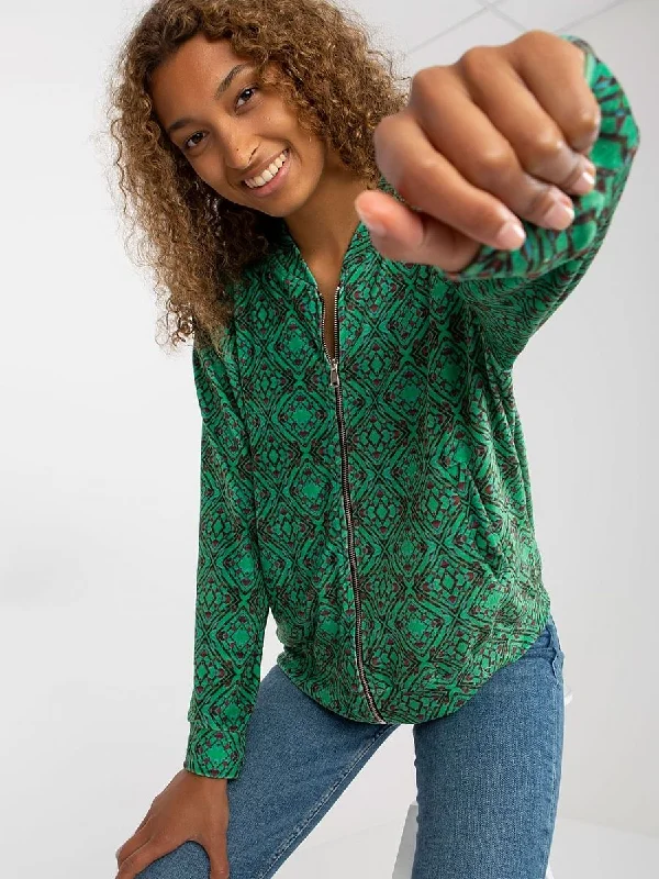 Sweatshirt Rue Paris Hoodie with High-Low Hem Asymmetrical Trendy
