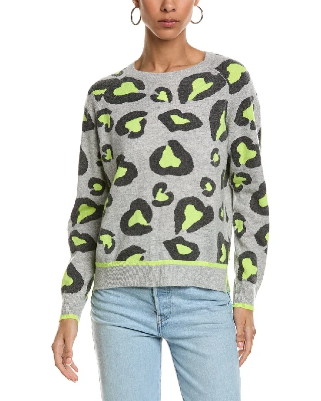 Brodie Cashmere Lucy Cashmere Sweater Houndstooth Herringbone Solid