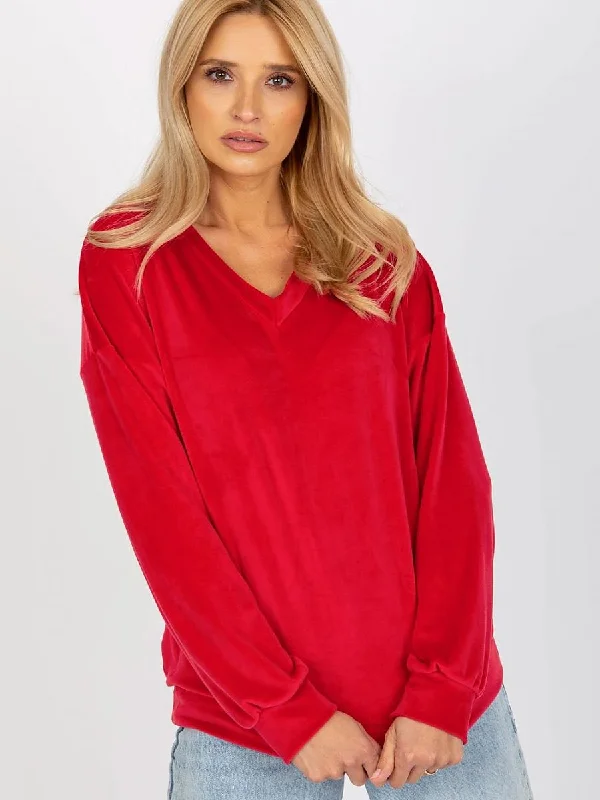 Sweatshirt Rue Paris Hoodie Dress Longline Feminine