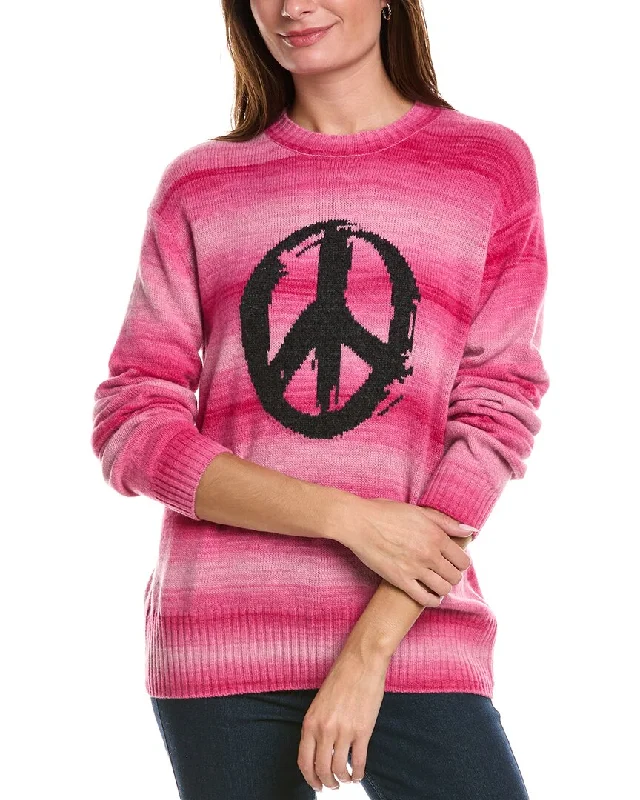 Autumn Cashmere Relaxed Space Dye Cashmere Sweater Modern Contemporary Chic