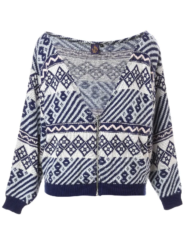 Label Sage Zip Jumper Tailored Straight A-Line