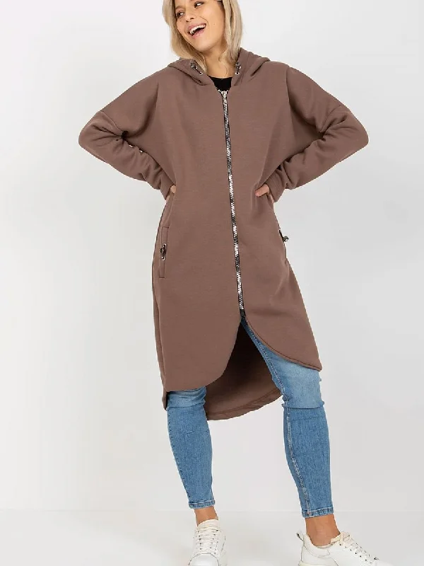 Sweatshirt Rue Paris Hoodie with Hood Adjustable Protection