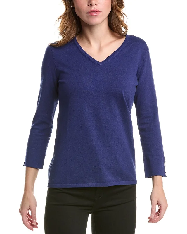 Edinburgh Knitwear Classic V-Neck Sweater Hooded Sweater Collared Sweater Shawl Collar