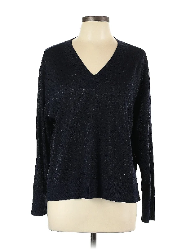 Pullover Sweater Sequined Glittery Shiny