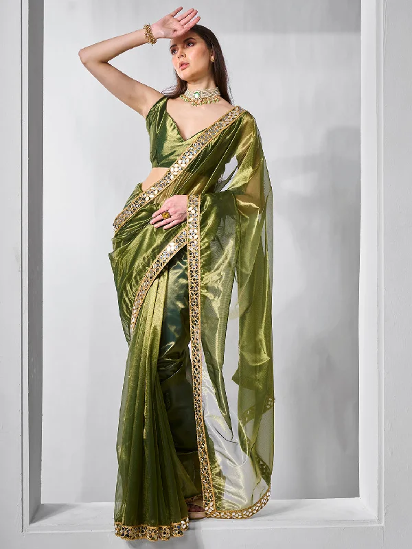 Women Party Wear Embbroidery Worked Tissue Silk Saree with Un Stitched Blouse Smart Business Blouse Women Party Wear Embbroidery Worked Tissue Silk Saree with Un Stitched Blouse Smart Business Blouse