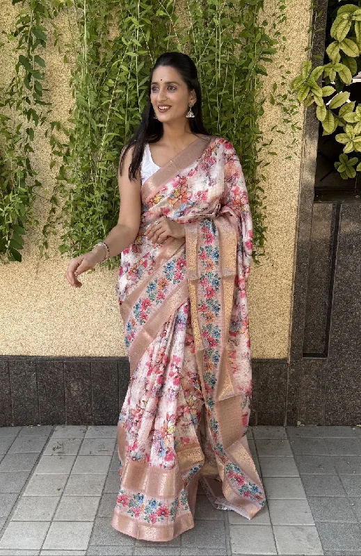 Women Party Wear Jari Chex Candy Silk Saree with Un Stitched Blouse Feminine Tie Blouse Women Party Wear Jari Chex Candy Silk Saree with Un Stitched Blouse Feminine Tie Blouse