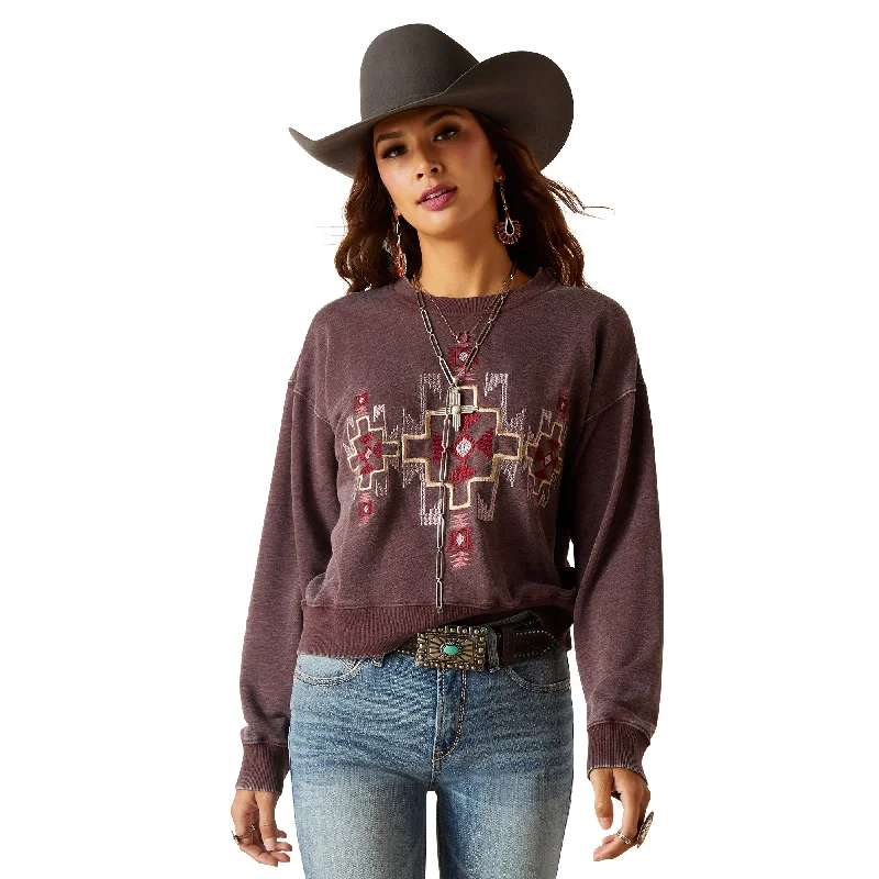 Larson Sweatshirt Hoodie with Mock Neck Collared Structured
