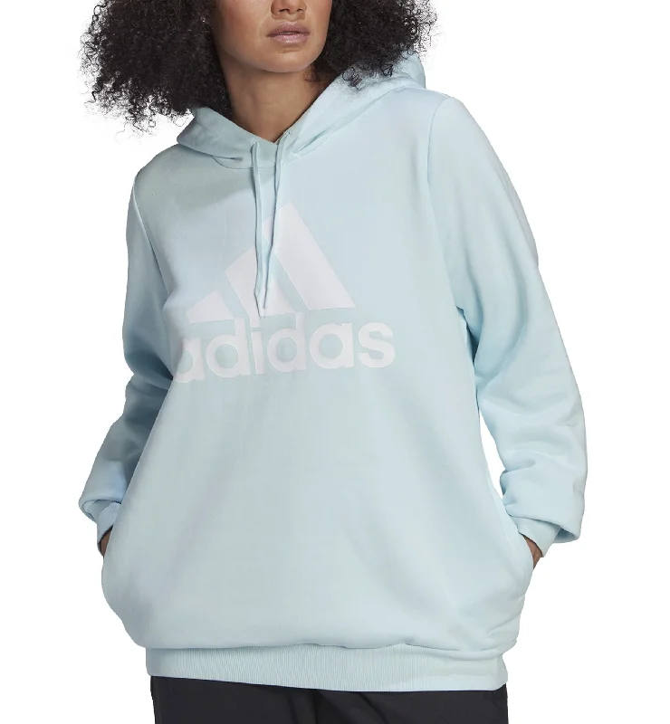 Adidas Plus Size Essentials Logo Fleece Hoodie Hoodie Sweatshirt Pullover