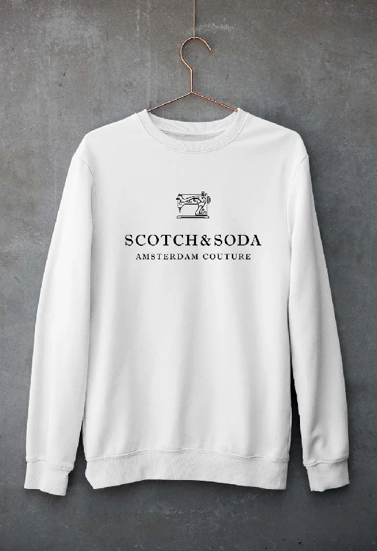Scotch & Soda Unisex Sweatshirt for Men/Women Hoodie with Pocket Utility Practical