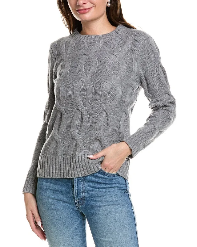Sail to Sable Chunky Cable Wool-Blend Sweater Machine Wash Dry Clean Hand Wash