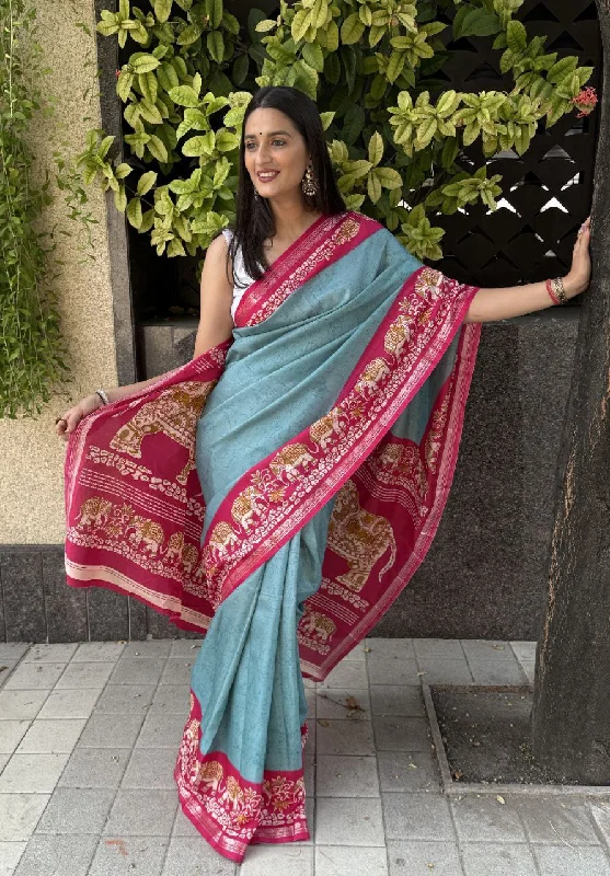 Women Party Wear Printed Creape Silk Saree with Un Stitched Blouse Smart Business Blouse Women Party Wear Printed Creape Silk Saree with Un Stitched Blouse Smart Business Blouse