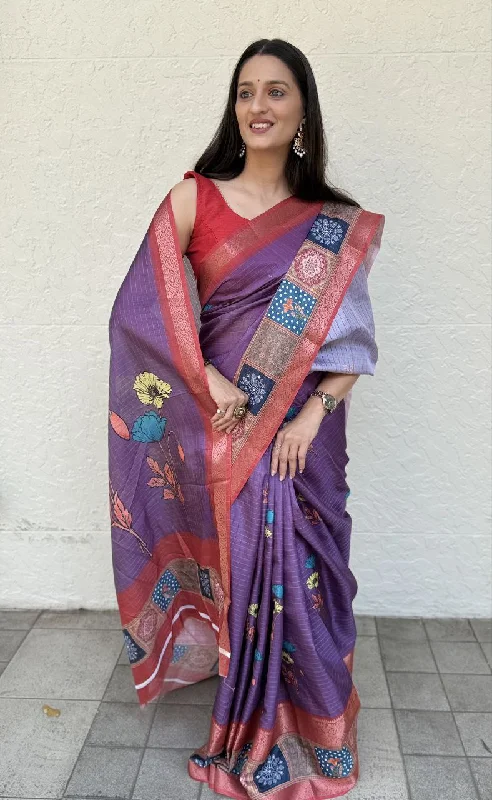 Women Party Wear Jari Chex Candy Silk Saree with Un Stitched Blouse Semi-Sheer Blouse Women Party Wear Jari Chex Candy Silk Saree with Un Stitched Blouse Semi-Sheer Blouse