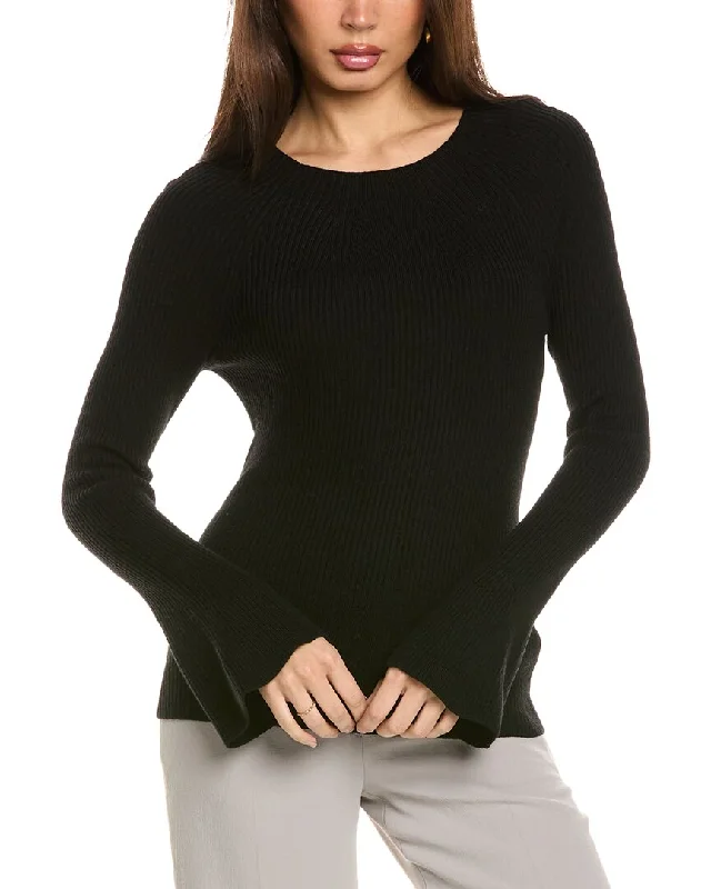 Kobi Halperin Mercer Wool Sweater Collared Crew Neck Turtle Neck