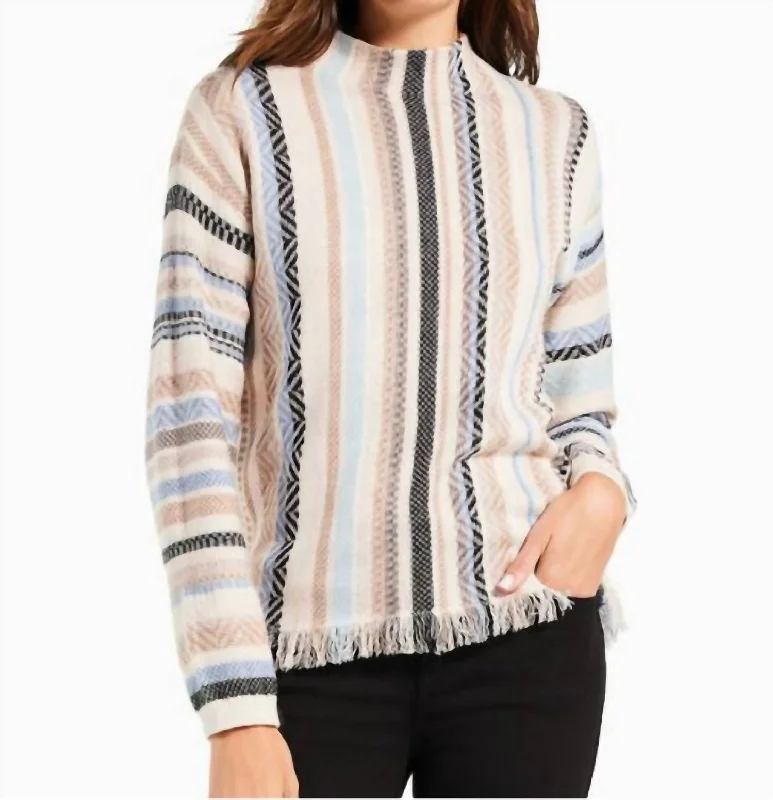 Early Frost Sweater In Neutral Multi Casual Formal Business