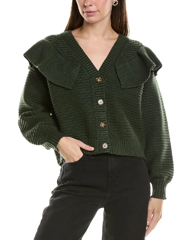 CROSBY by Mollie Burch Karrington Sweater Turtle Neck Boat Neck Asymmetrical Neck