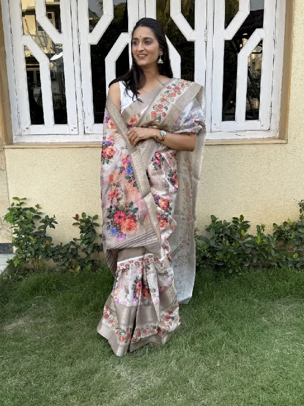Women Party Wear Jari Chex Candy Silk Saree with Un Stitched Blouse Elegant Embroidery Blouse Women Party Wear Jari Chex Candy Silk Saree with Un Stitched Blouse Elegant Embroidery Blouse