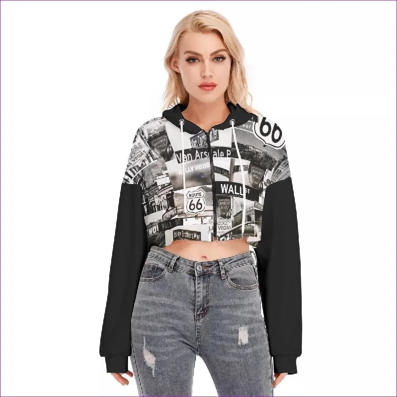 Greyed Streets Womens Cropped Hoodie With Zipper Closure Hoodie with Hem Lace Feminine Delicate Greyed Streets Womens Cropped Hoodie With Zipper Closure Hoodie with Hem Lace Feminine Delicate