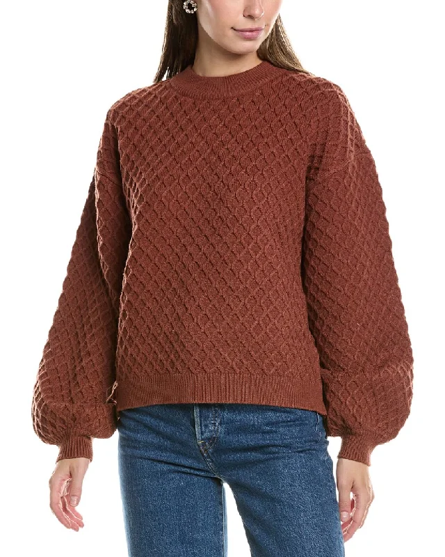 CROSBY by Mollie Burch Miller Honeycomb Sweater Sweater Knitwear Pullover