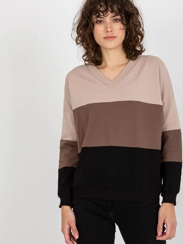 Sweatshirt Rue Paris Hoodie Crop Top Short Trendy
