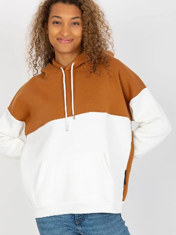 Sweatshirt Rue Paris Hoodie with Gradient Ombre Colorful