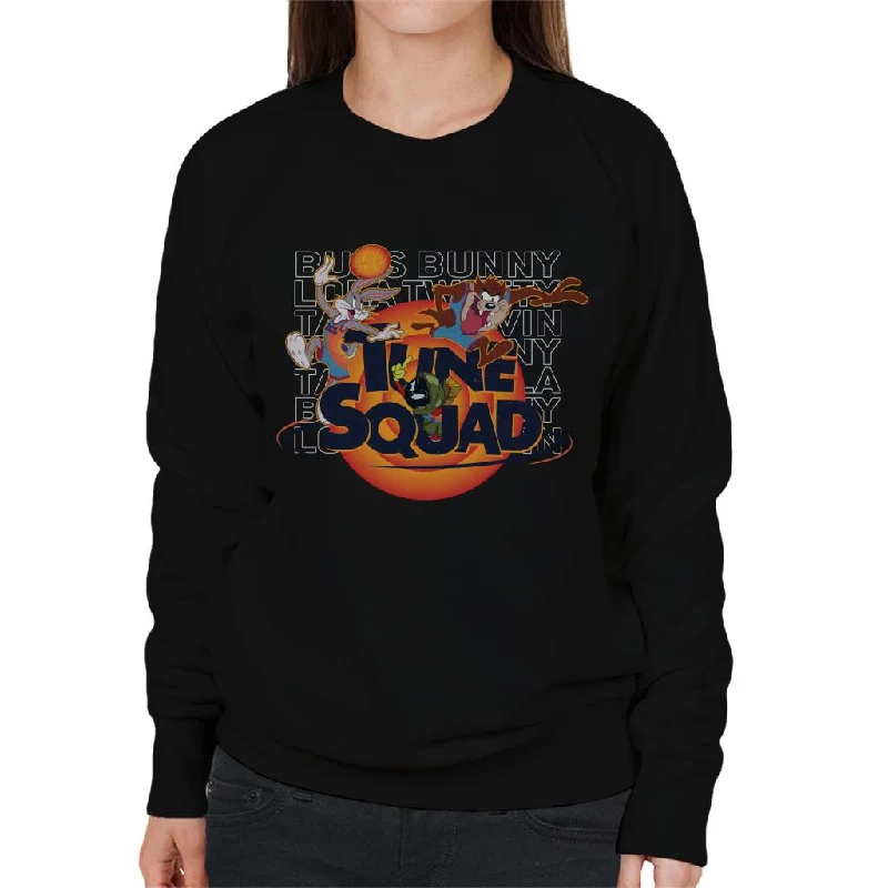 Space Jam A New Legacy Tune Squad Women's Sweatshirt Hoodie with Button Placket Classic Preppy Space Jam A New Legacy Tune Squad Women's Sweatshirt Hoodie with Button Placket Classic Preppy