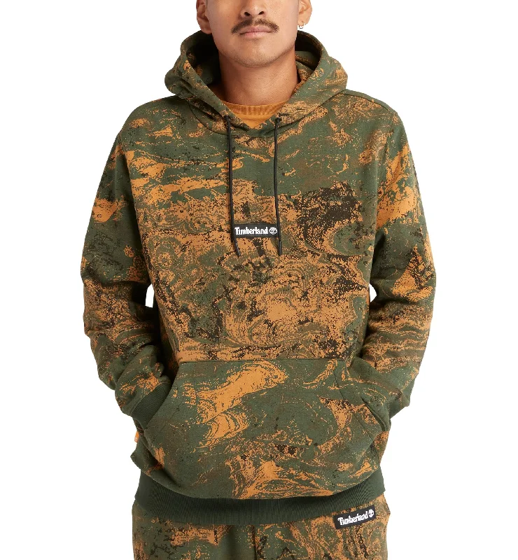 Men's Allover Printed Kangaroo Pocket Pullover Hoodie Hoodie with Button Placket Classic Preppy Men's Allover Printed Kangaroo Pocket Pullover Hoodie Hoodie with Button Placket Classic Preppy