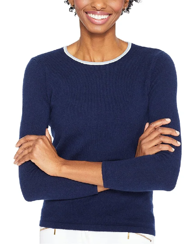 J.McLaughlin Mellie Cashmere Sweater Embroidered Appliqued Beaded