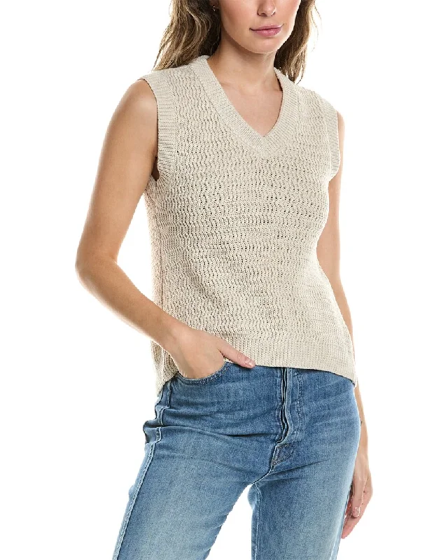 HUDSON Jeans Twisted Back Sweater Elasticated Padded Insulated