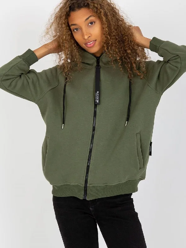 Sweatshirt Rue Paris Hoodie with High Neck Warm Protective