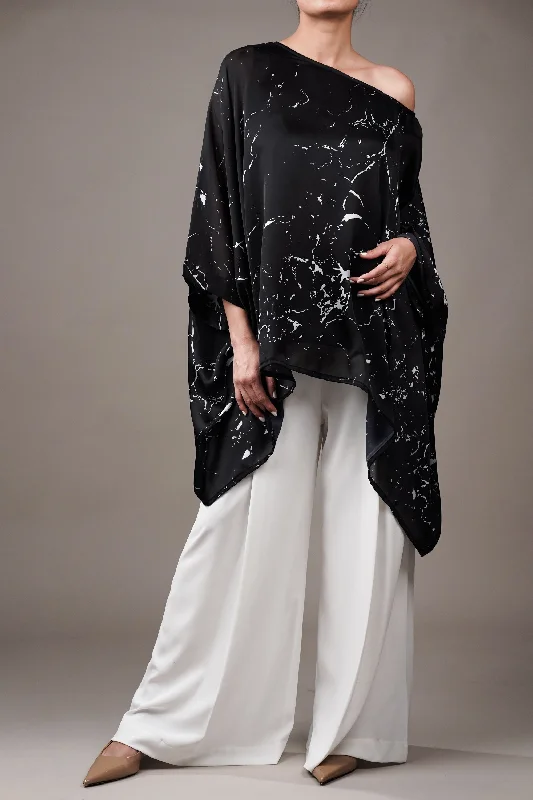 Oversized Off-Shoulder Top & Pants Coord Set Formal Dress Pants