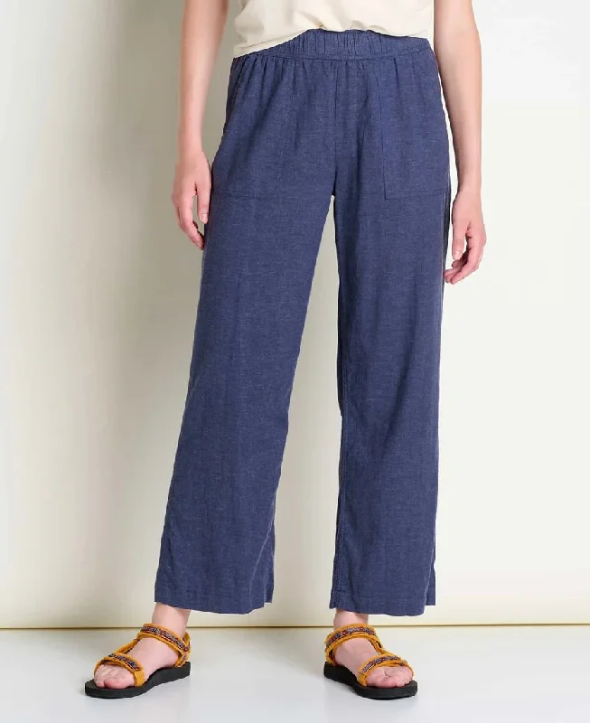 Taj Hemp Pant - True Navy Comfortable Fleece Pants