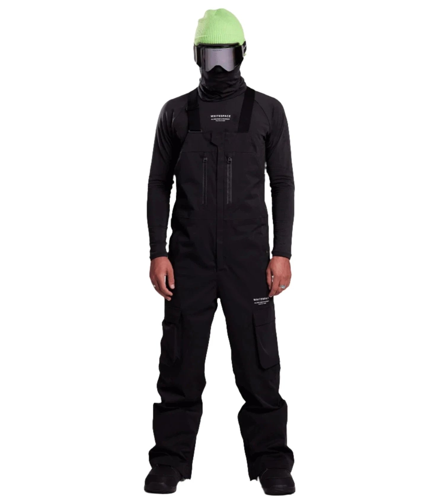 Whitespace 2L Cargo Insulated Bib Pants 2024 Comfortable Pleated Pants