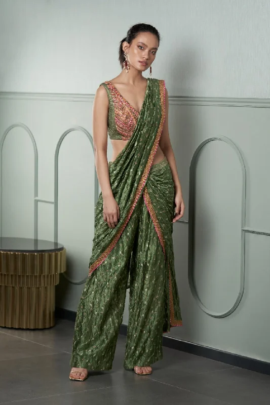 Tanishq Pant Saree Relaxed Linen Pants