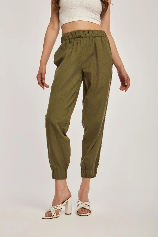 Pant High-Waist Trousers