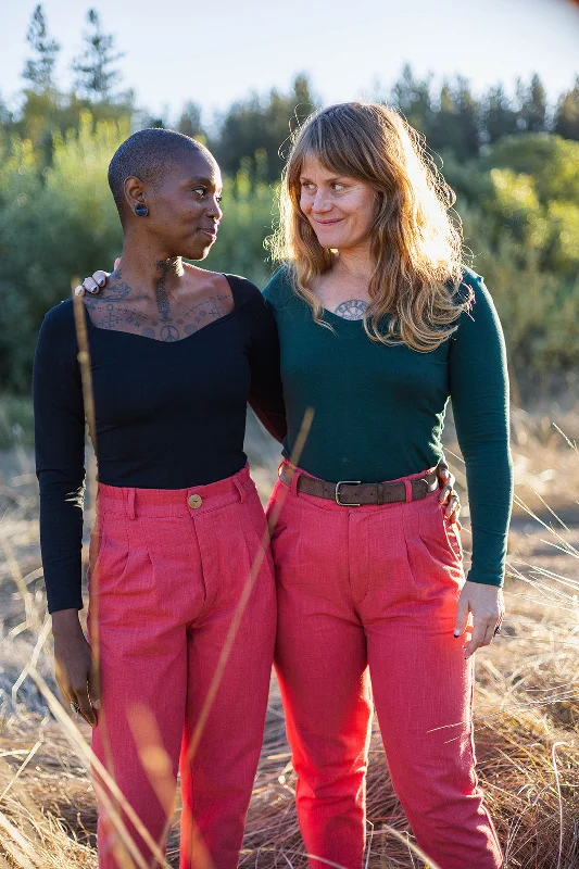 Perfect Pant in Red Sherbert Canvas Trendy Printed Leggings