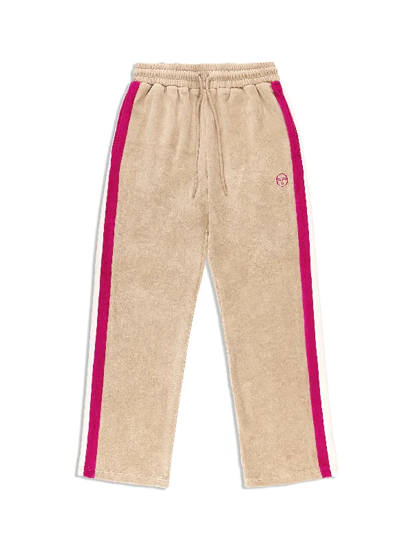 Rosa Velour Track Pant- Humus Soft Cotton Pants
