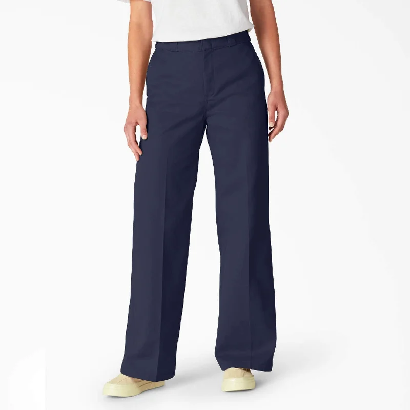 Wide Leg Work Pant Cozy Full-Length Pants