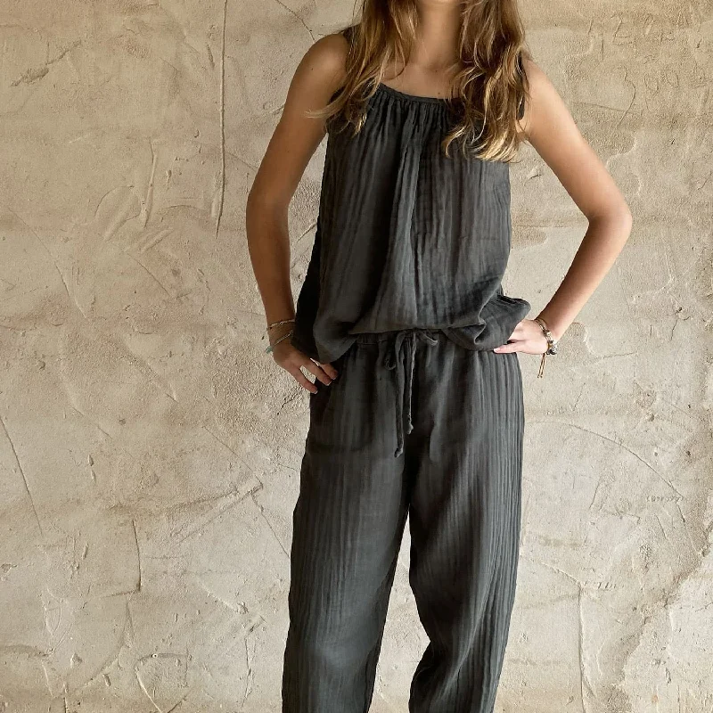 Joe Pants - Women - DS Double Saloo - S021 Dark Green Grey Cozy Maternity Pants