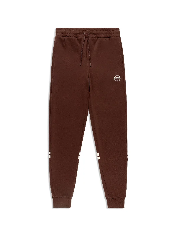 Miss Dallas Track Pant-Deep Mahogany Casual Drawstring Pants