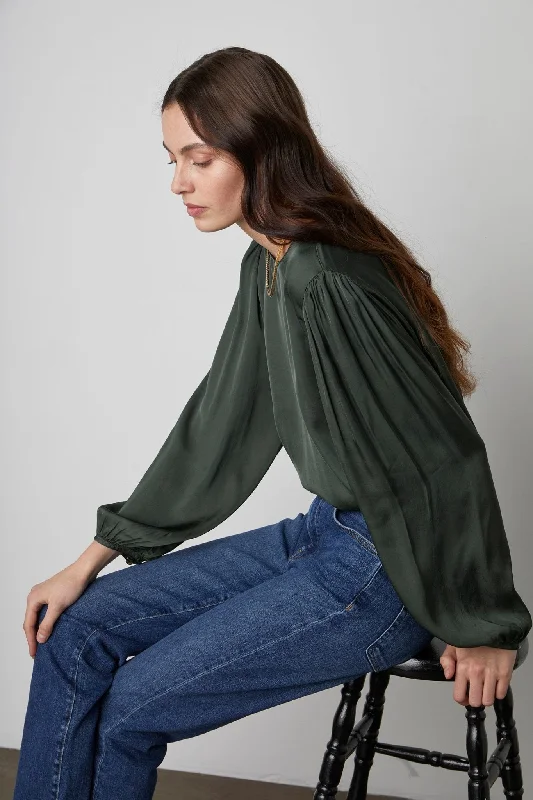 LEILA PUFF SLEEVE BLOUSE Feminine Puff Blouse