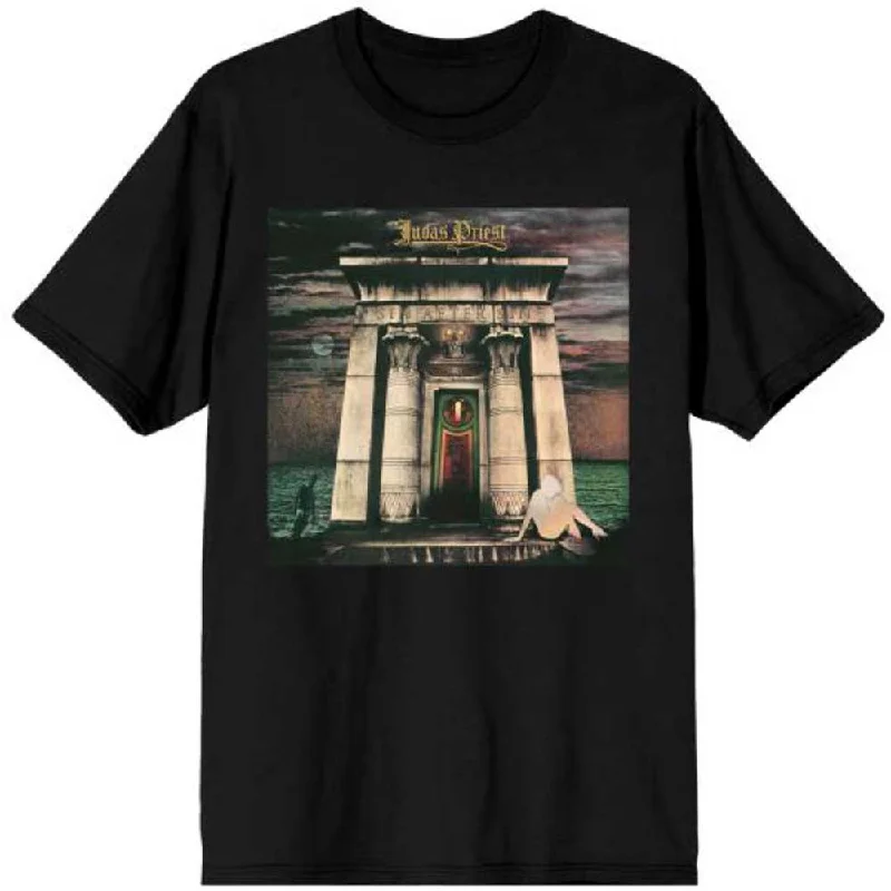 Judas Priest | Official Band T-Shirt | Sin After Sin Album Cover Boxy Fit Fitted Loose