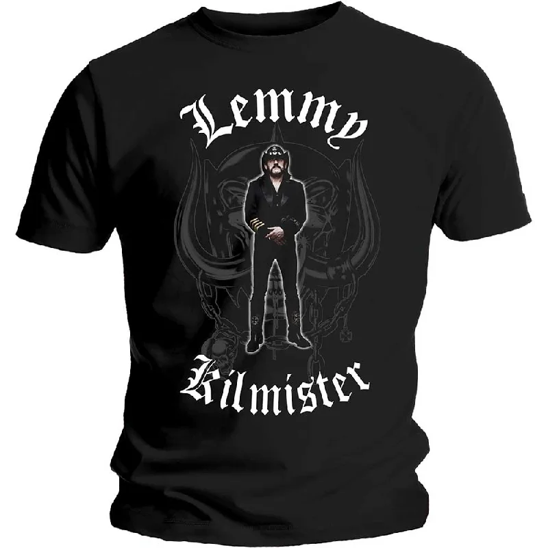 Lemmy | Official Band T-Shirt | Memorial Statue Real Fur Shearling Chenille