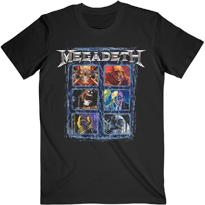 Megadeth | Official Band T-Shirt | Vic Head Grip Handmade Hand-knitted Hand-woven