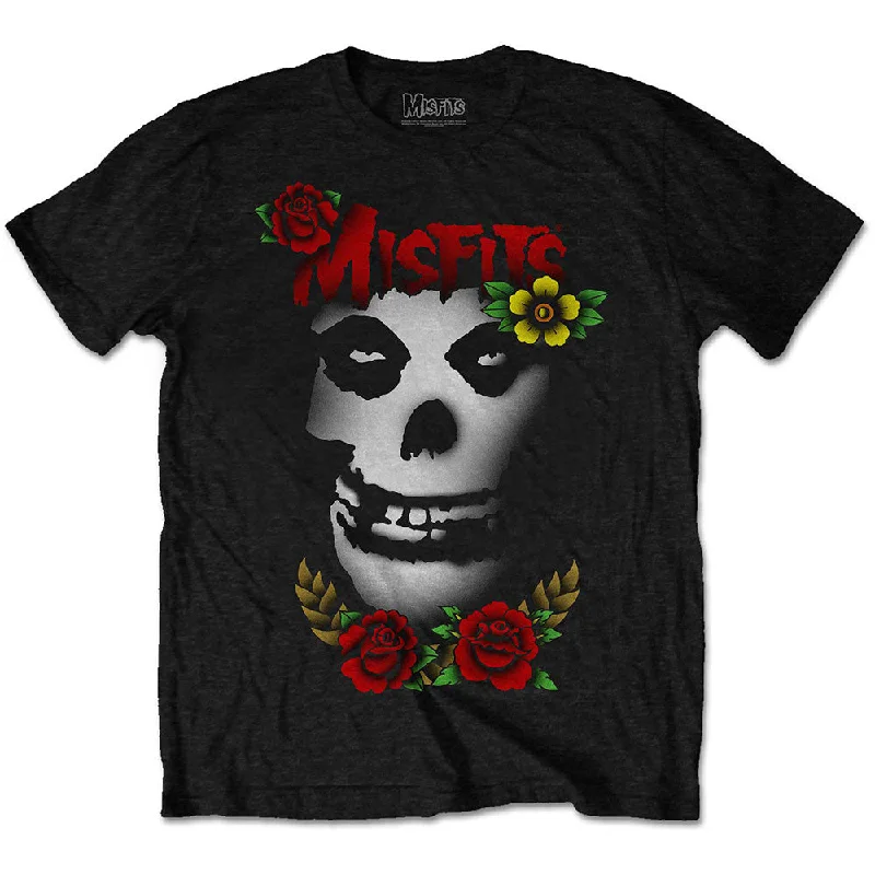 Misfits | Official Band T-Shirt | Traditional (Small) Jersey Fabric Tulle Fabric Batik Fabric