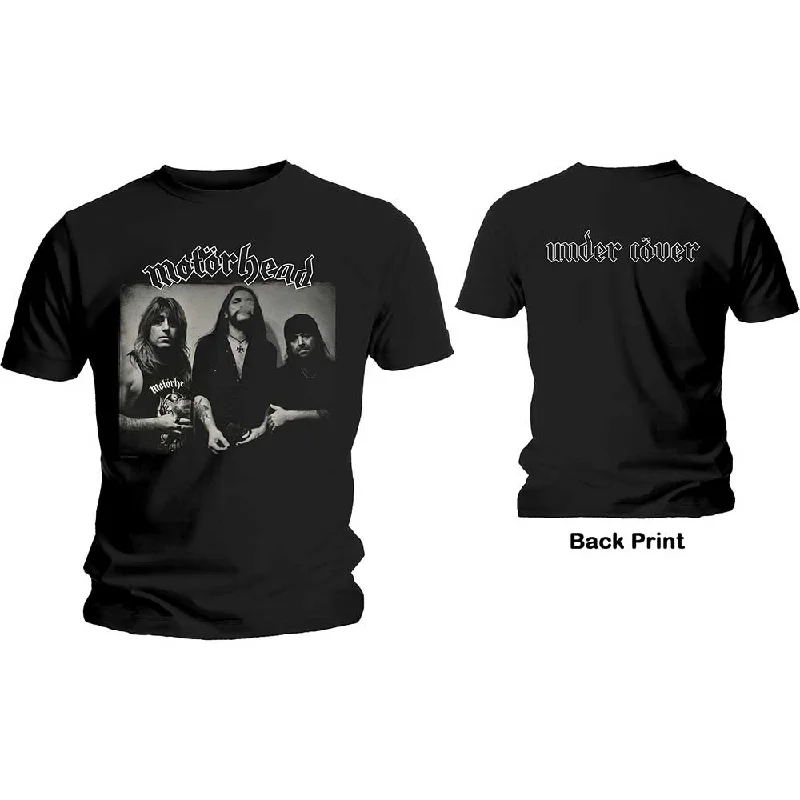 Motorhead | Official Band T-Shirt | Under Cover (Back Print) Zippered Front Buttoned Front Snap Front