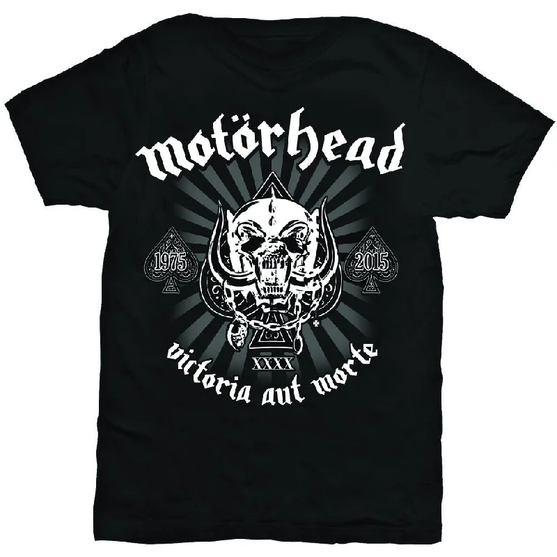 Motorhead | Official Band T-Shirt | Victoria Aut Morte Elegant Classic Vintage