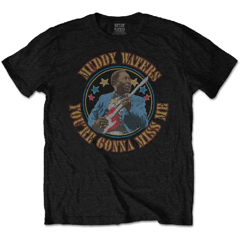 Muddy Waters | Official Band T-Shirt | Gonna Miss Me Chenille Blend Fleece Blend Nylon Blend