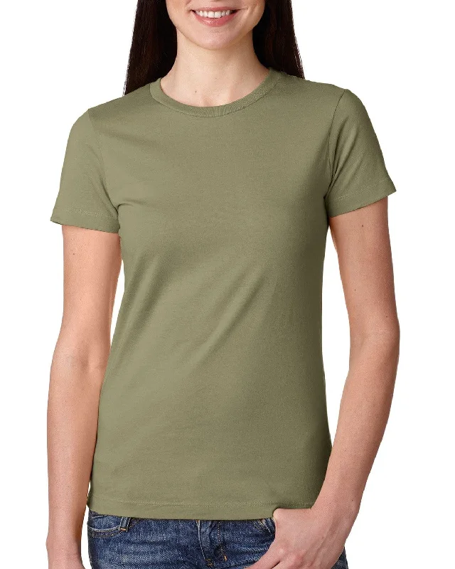 Next Level Ladies Boyfriend Tee | Light Olive Modern Contemporary Chic